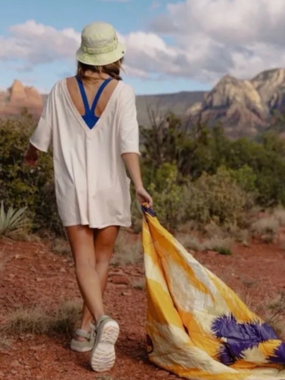 FREE PEOPLE Hot Shot Tee Romper by Free People NWOT SZ L in the color chalk - Picture 6 of 7